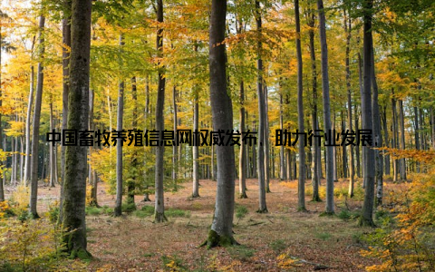 中国畜牧养殖信息网权威发布, 助力行业发展, 共筑畜牧养殖美好未来大家好, 我是中国畜牧养殖信息网的编辑小张
