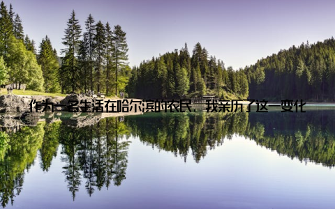 作为一名生活在哈尔滨的农民, 我亲历了这一变化, 下面就来和大家分享一下我的感受2018年, 对于哈尔滨的农民来说, 是一个充满希望的一年