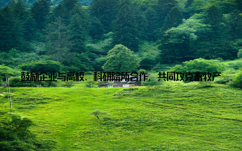 鼓励企业与高校、科研院所合作, 共同攻克畜牧产业关键技术难题 拓展市场空间政策提出, 要拓宽畜牧产品市场, 提高畜牧产品竞争力