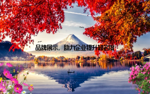品牌展示, 助力企业提升知名度