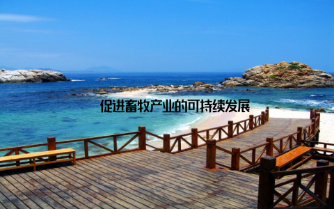 – 促进畜牧产业的可持续发展