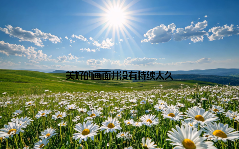 美好的画面并没有持续太久