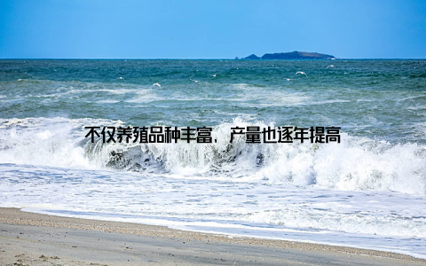 不仅养殖品种丰富, 产量也逐年提高